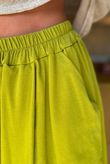 Oscar Pleat Culotte Olive